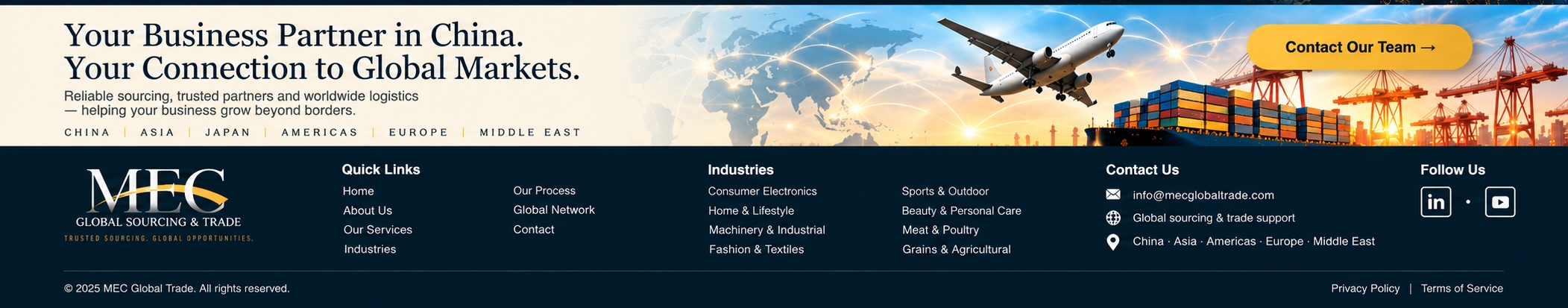 MEC Global Trade global markets